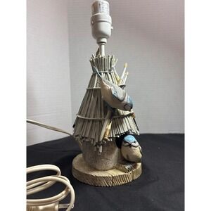 Birdhouse Lamp Blue Jay Table Lamp Whimsical Accent Lighting Decor